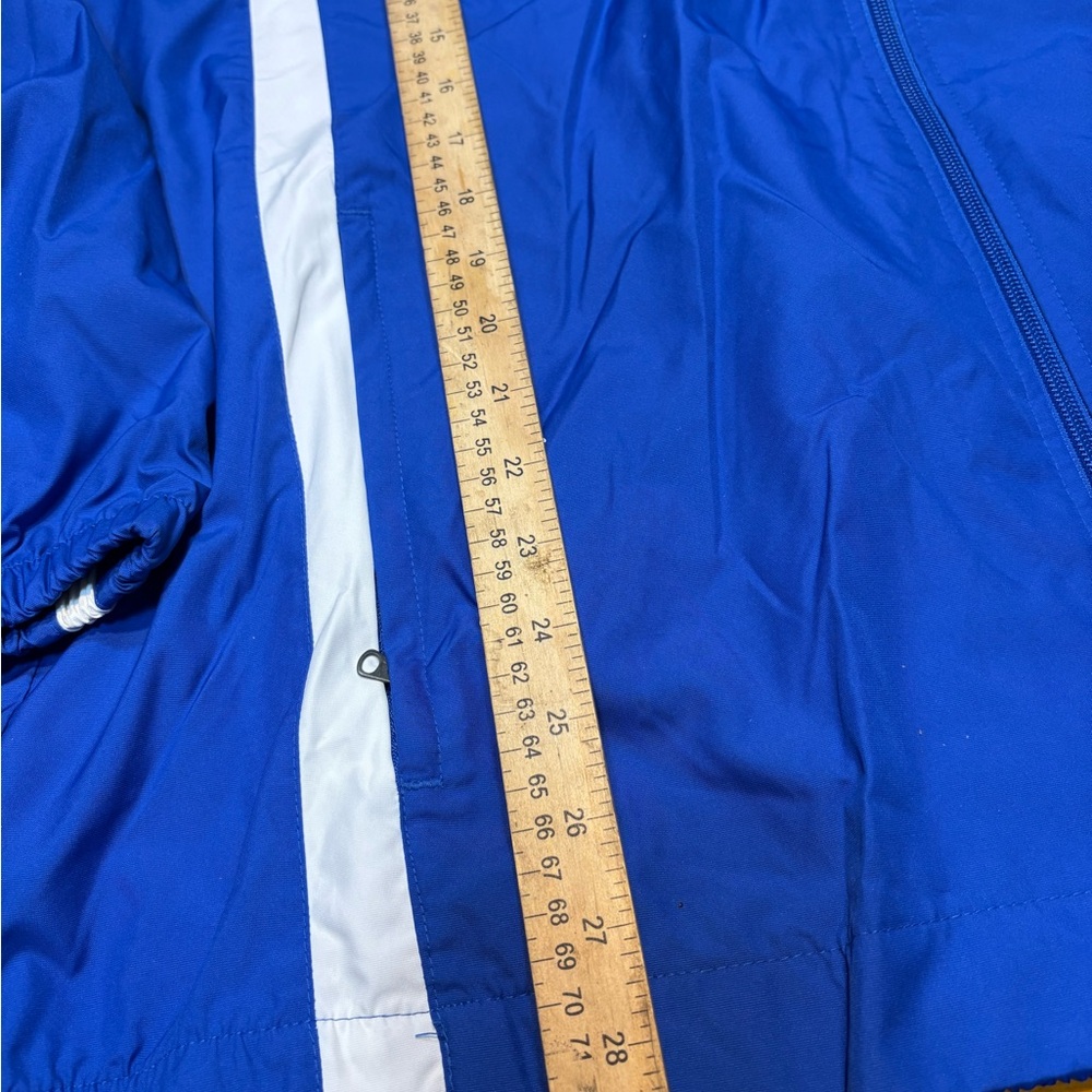 Nike blue and white windbreaker jacket with STANTON BASKETBALL men women xl - Picture 6 of 12